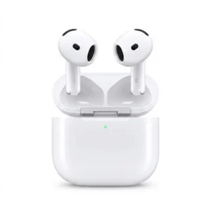 هدفون بلوتوثی اپل مدل AirPods 4 فاقد قابلیت نویز کنسلینگ، درگاه شارژ USB Type-C، شارژ بی سیم، با قابلیت اتصال به چند دستگاه، پشتیبانی از فرمان لمسی، نشانگر LED، پشتیبانی از دستیار صوتی، مقاوم در برابر آب