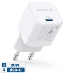 شارژر دیواری 20 وات انکر مدل PowerPort III A2149 Cube